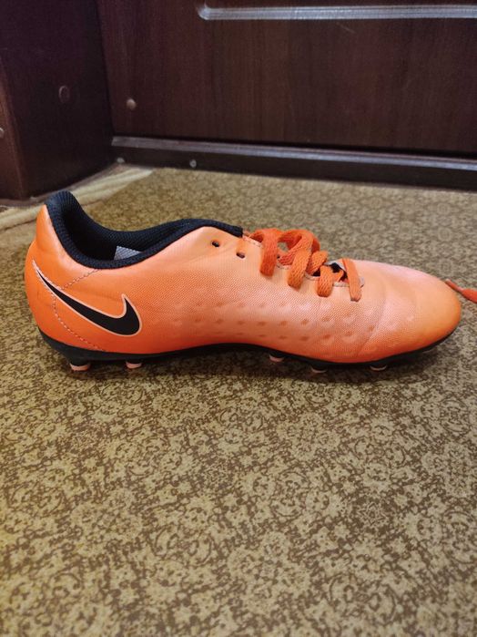 Бутсы, Найк, оранжевые