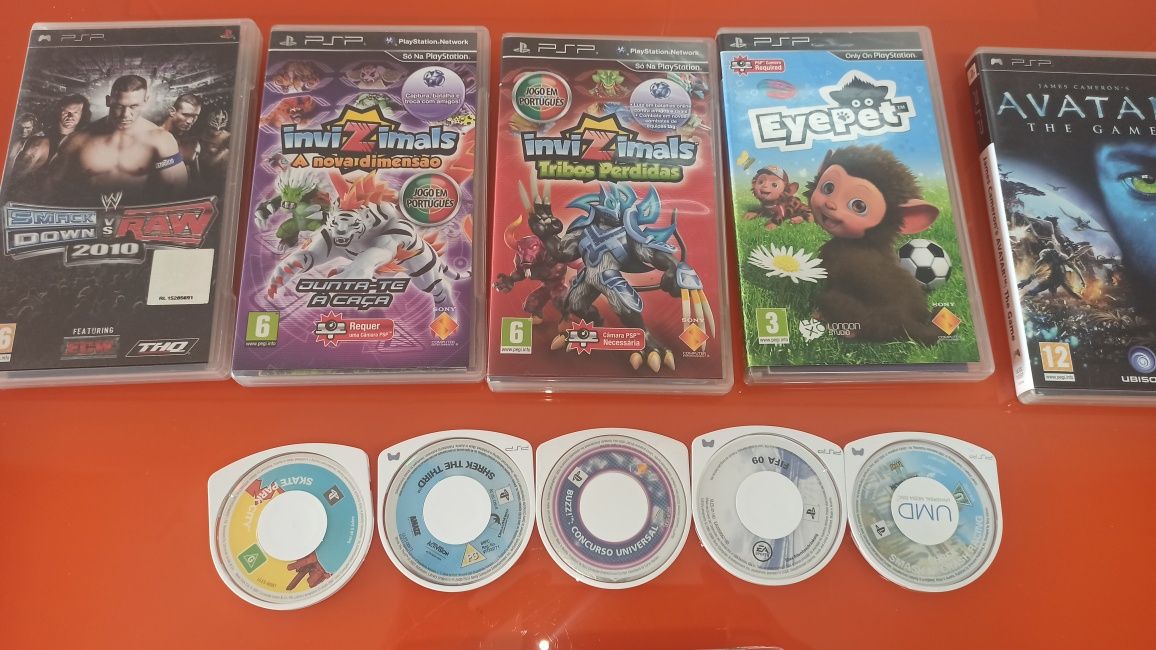 PlayStation - PSP - 3004 branca + jogos