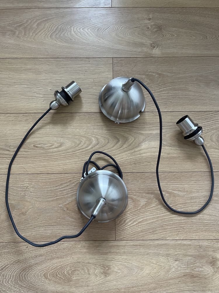 Ikea JAKOBSBYN x2 lampa klosz biały przyciemniony zestaw