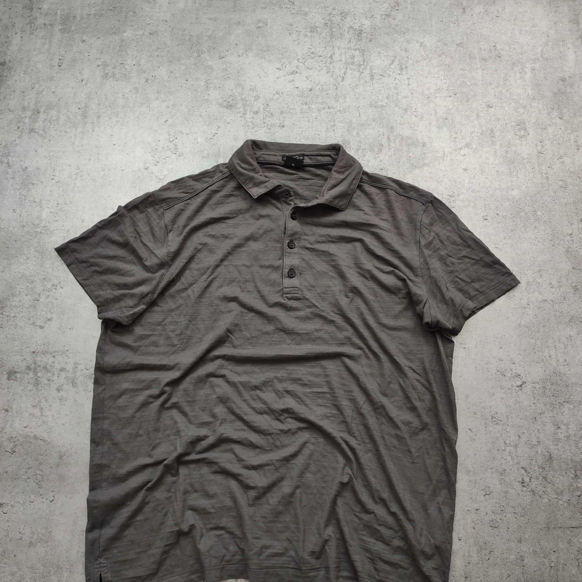 MĘSKA Koszulka PREMIUM Bawełna Hugo Boss Basic Elegancka Kołnierzyk