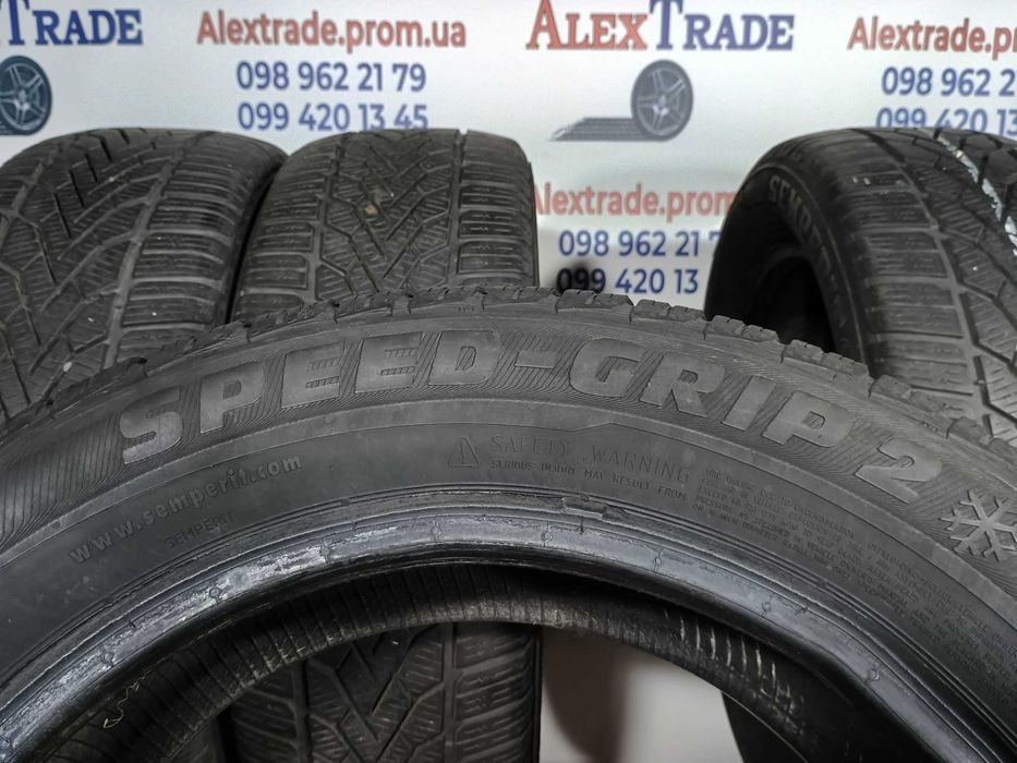 4 шт. 205/55 R16 Semperit Speed-Grip 2 зимові шини б/у, 6 мм,