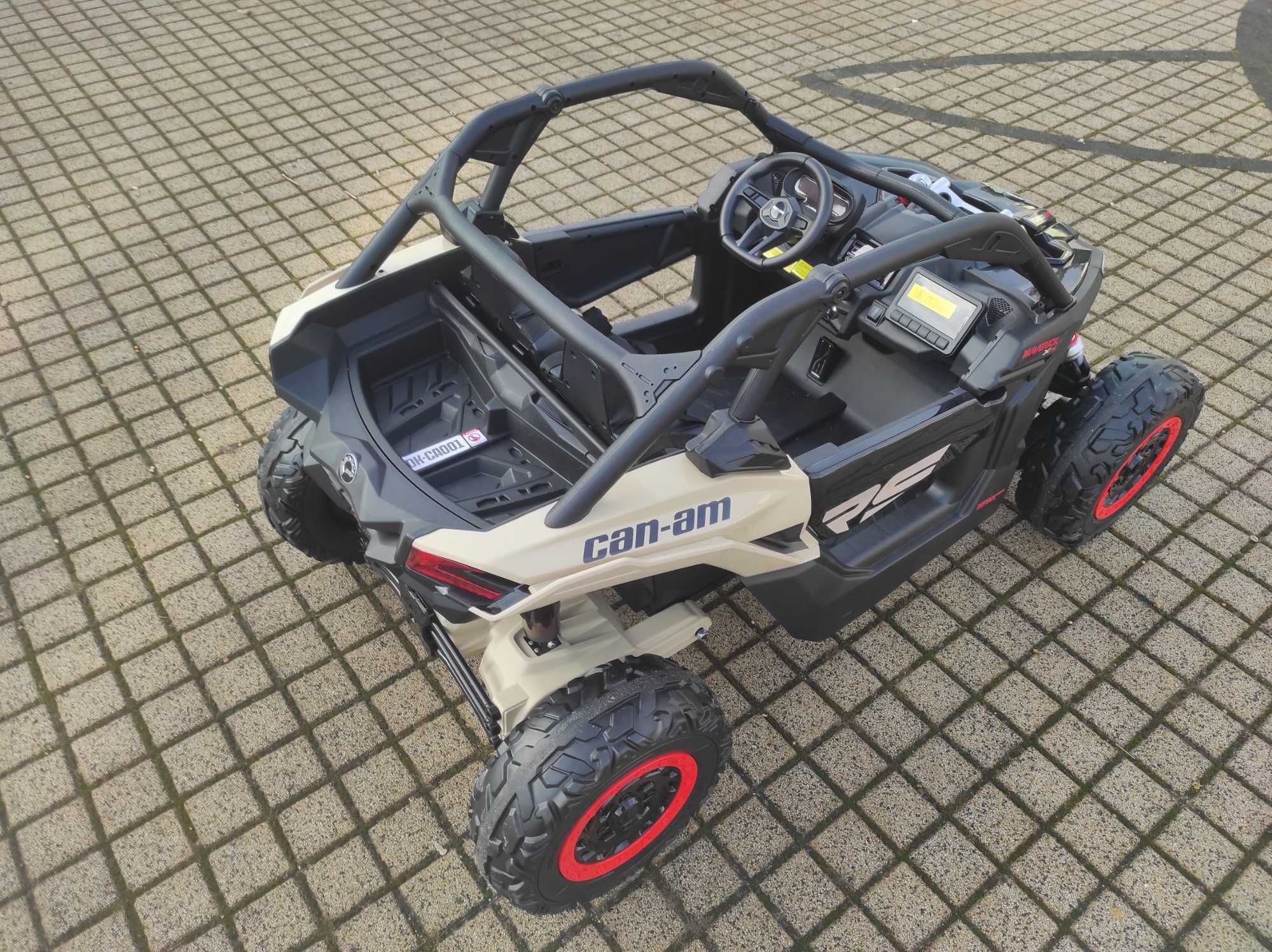 Pojazd Buggy CAN-AM Maverick 3 Turbo RR Czarny 4x200w