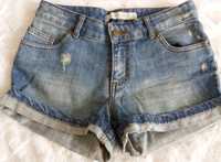 Krótkie spodenki jeans ZARA BASIC rozmiar XS / S