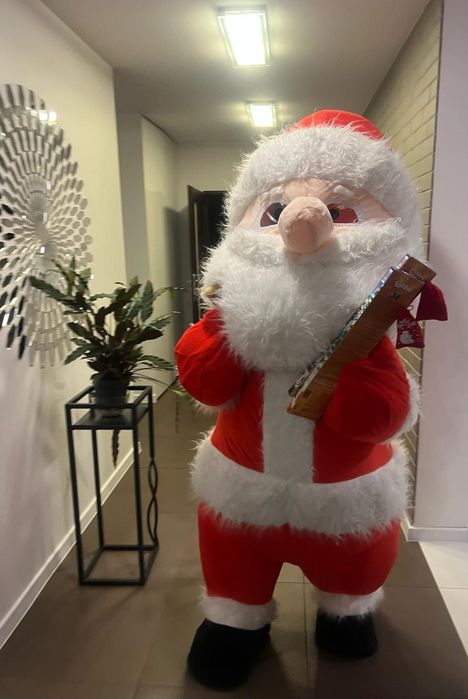 Żywa maskotka Święty Mikołaj na wynajem