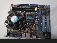 Vendo motherboad asus skt-775 p5g41t-m processador+memorias+dissipador