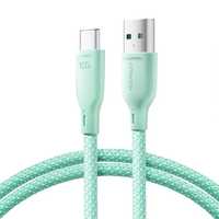 Kabel Joyroom USB-A / USB-C 100W szybki transfer 1m - zielony