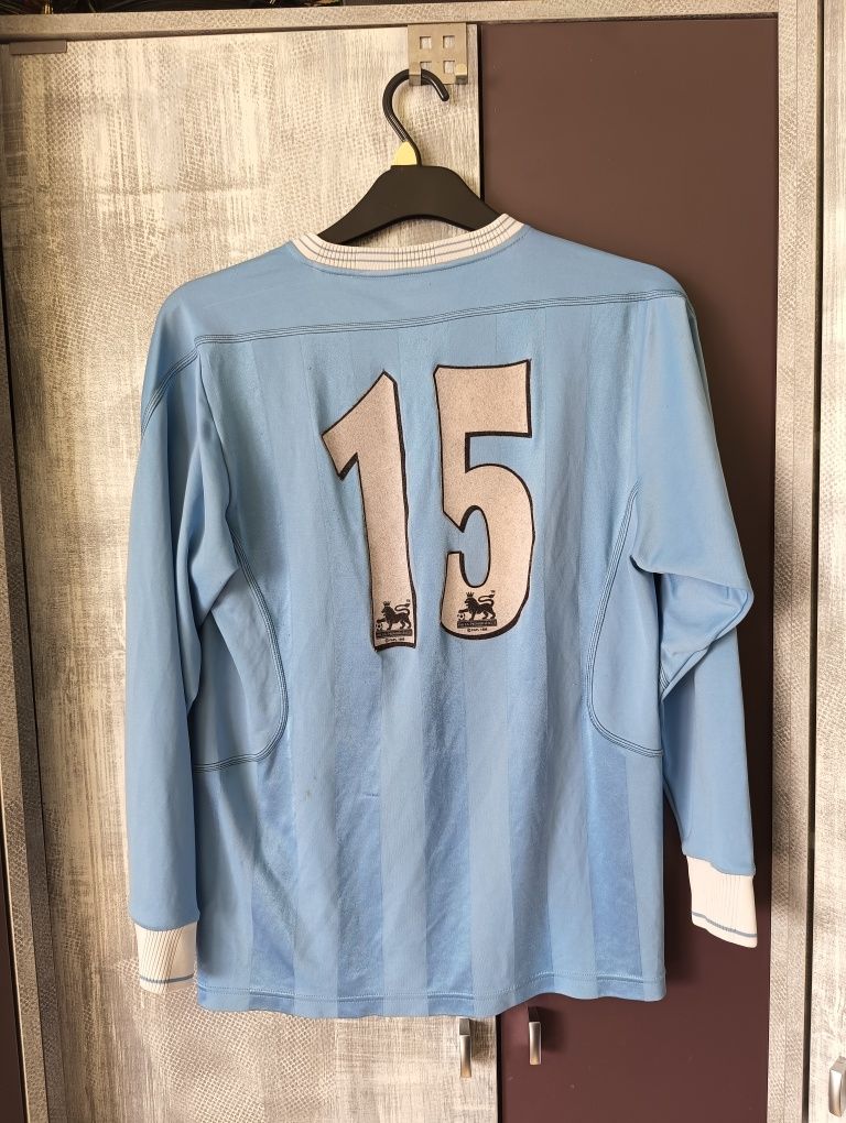 Koszulka piłkarska Manchester City 2003/04 longsleeve długi rękaw