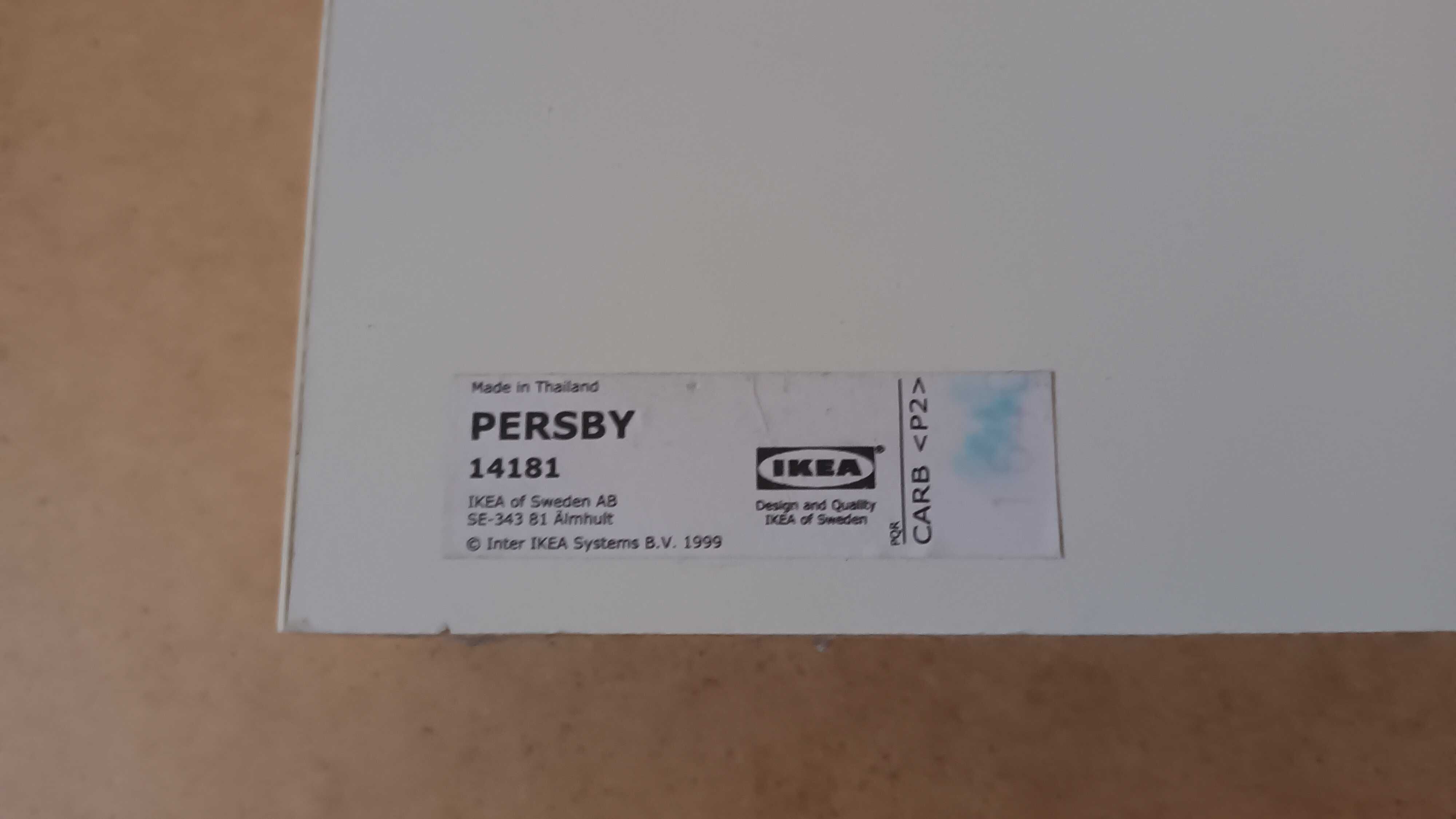 Półka samowisząca biała PERSBY IKEA