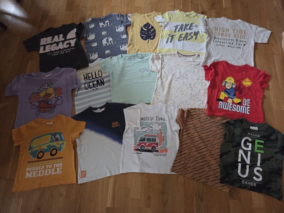 Zestaw 61 szt. Coccodrillo zara h&m cool club getry bluzy koszulki