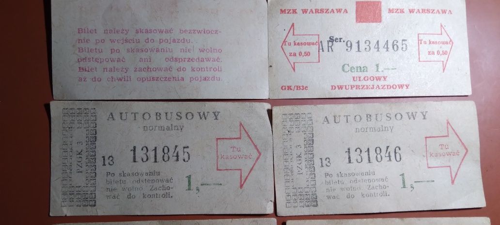 Bilety MZK Warszawa