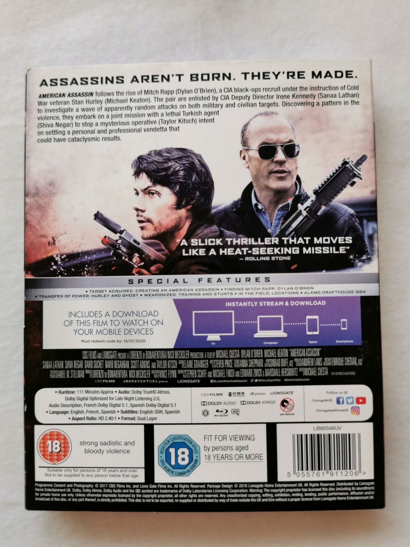 American Assassin Blu-ray (En) (2017) Bluray