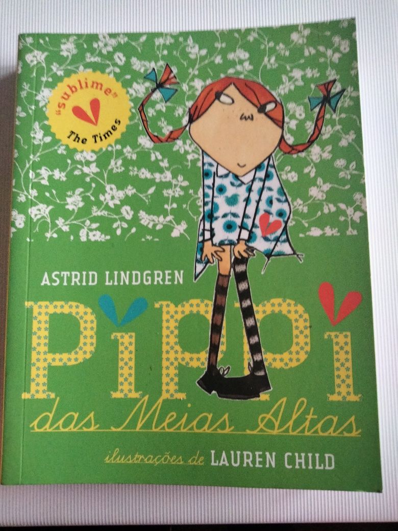 Livro Pipi das meias altas