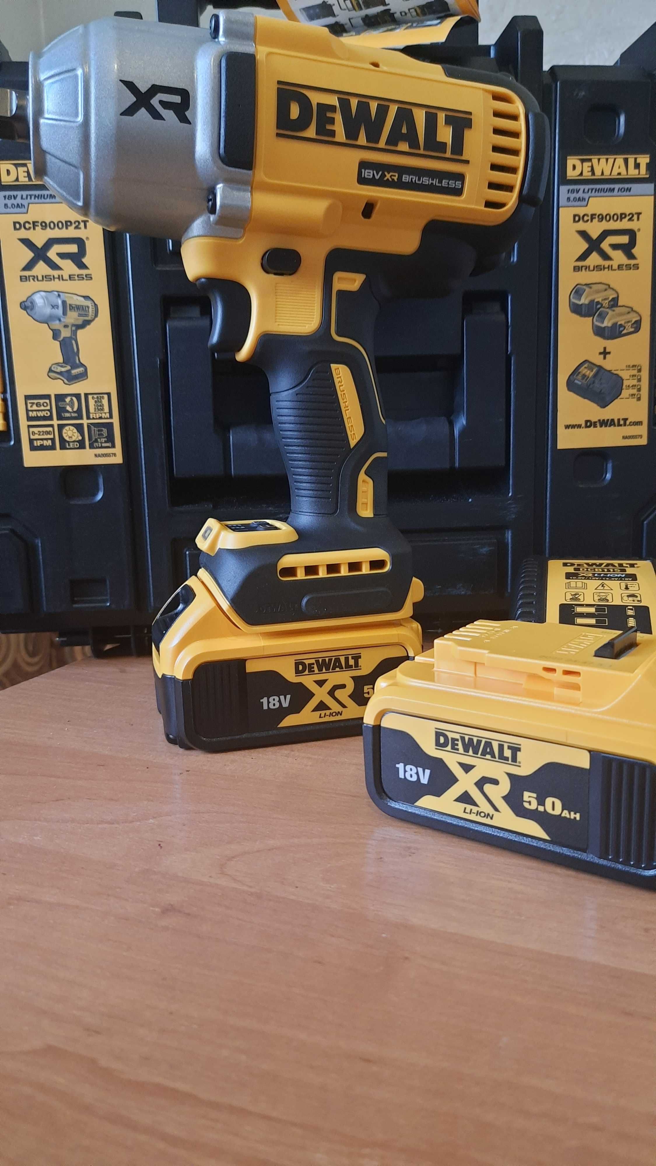 Гайковерт промышленный класс инструмент dewalt 900p2т 2400 уд/минуту