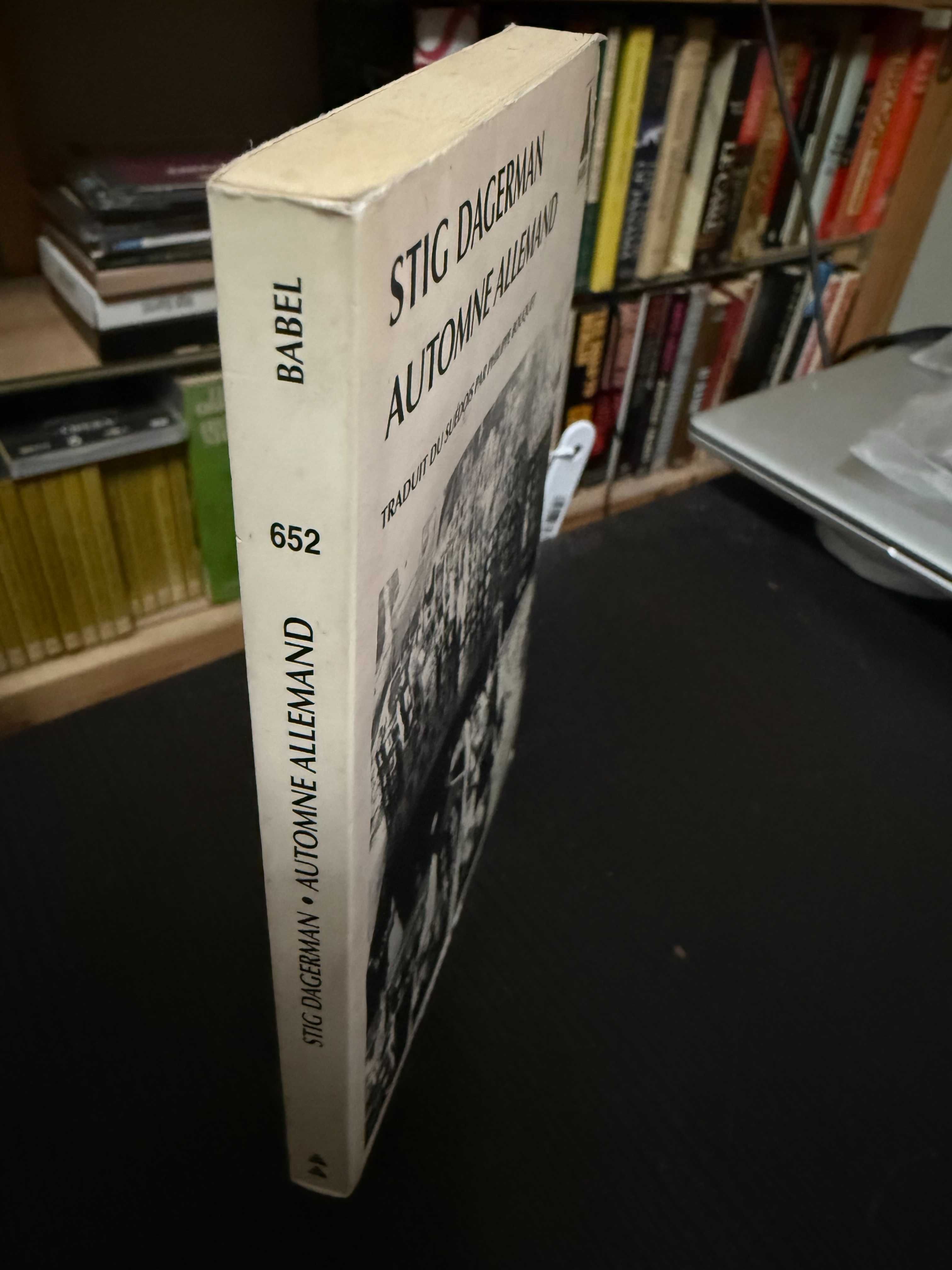 Stig Dagerman – Automne Allemand - Alemanha Pós-Guerra 1946