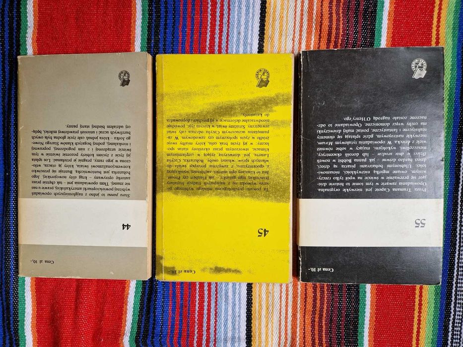 Zestaw 3 książek – seria „Książka i Wiedza” proza XX wieku (1978–1979)