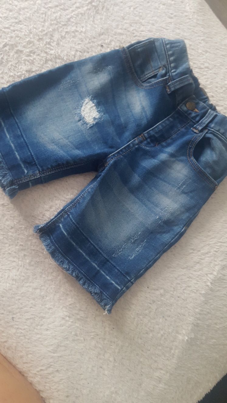 Spodenki jeans 116