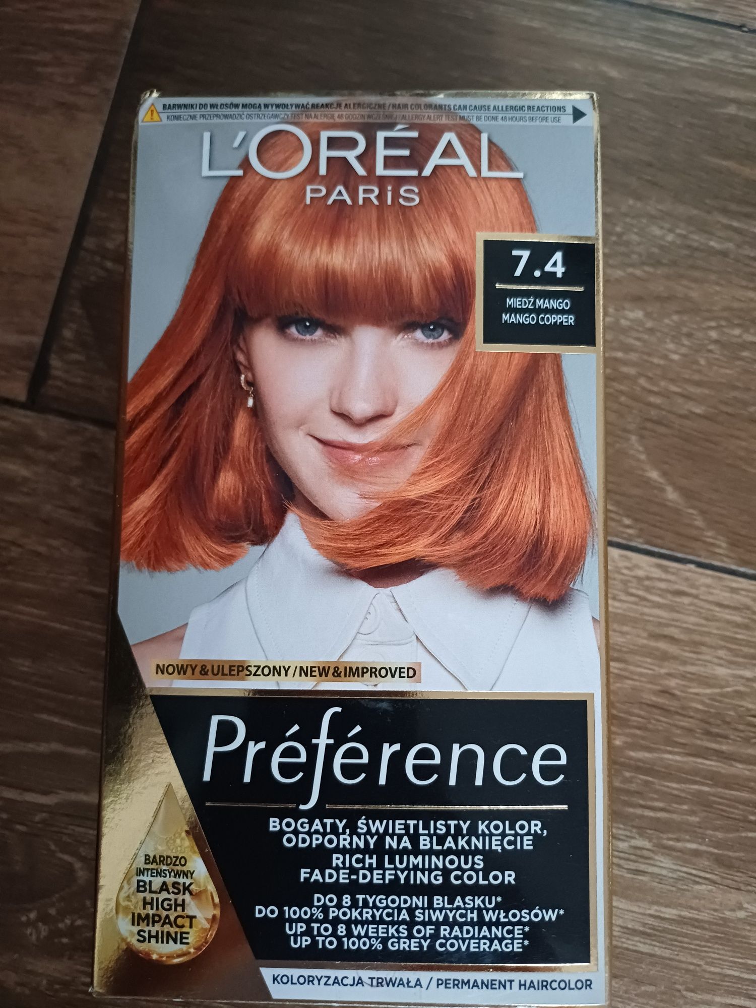 Farba do włosów L'oreal Preference  7.4