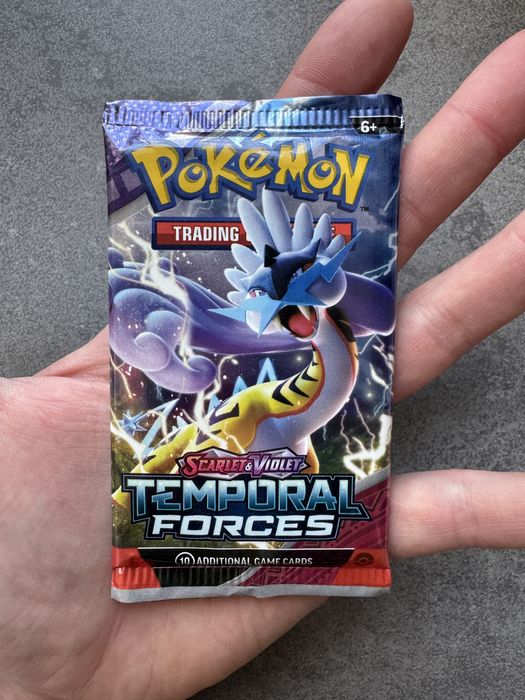 Nowe oryginakne boostery Pokemon Temporal Forces