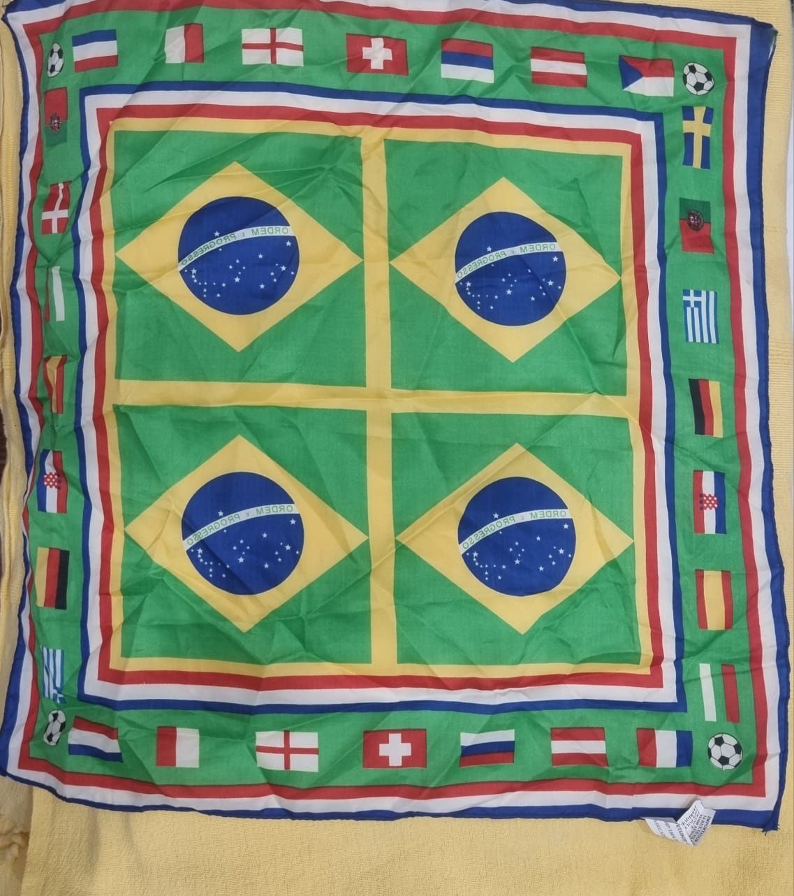 Lenço Brasil ver fotos