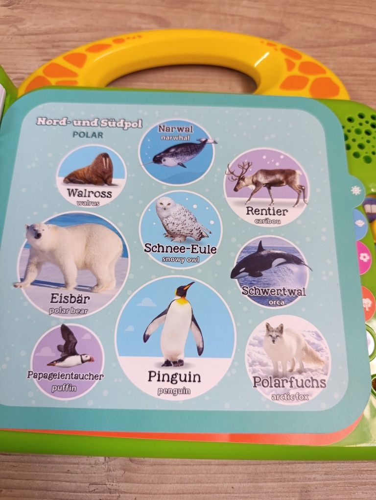 Książka interaktywna książeczka zwierzęta Vtech
