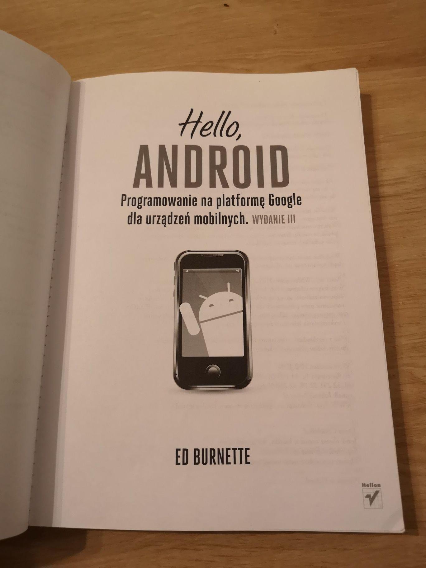 Hello android. Ed Burnette.