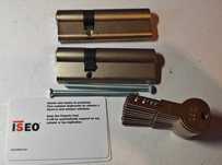 Canhão fechadura duplo Eurocylinder 30/60 com 10 chaves, ISEO, NOVO