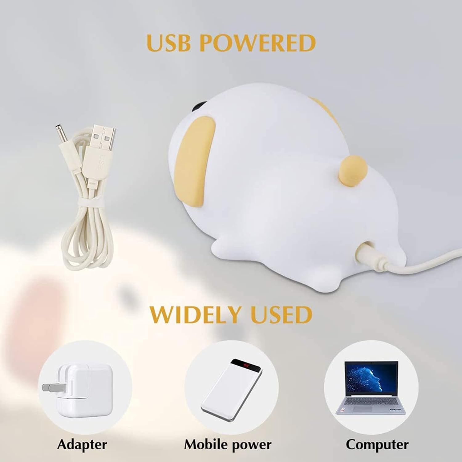 Nowa lampka piesek na usb