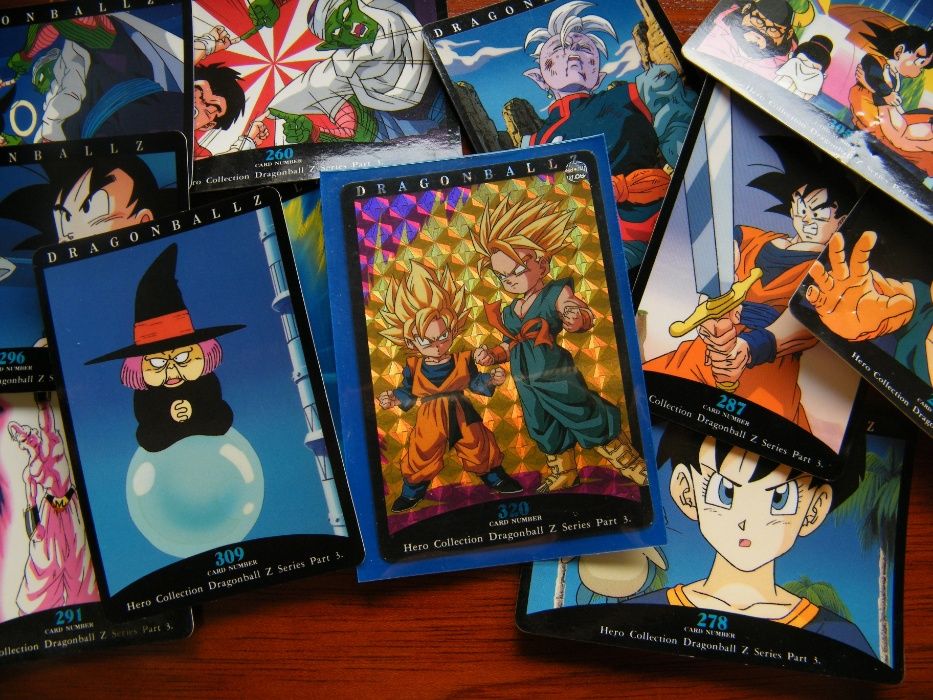 Dragon Ball Z/GT (cromos, cartas, berlinde, bonecos, diversos,etc.)