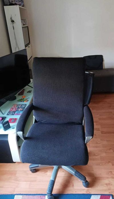 Чохол захисний на офісне крісло з налокотниками. Чехол офисное кресло