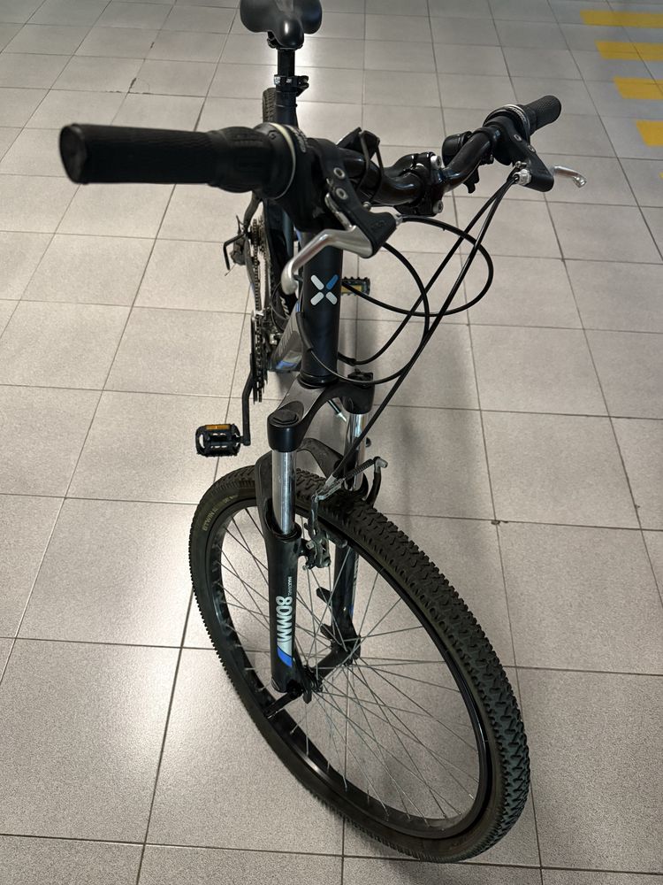 Bicicleta Btwin Rockrider 340, M, 26 (cinza e azul)
