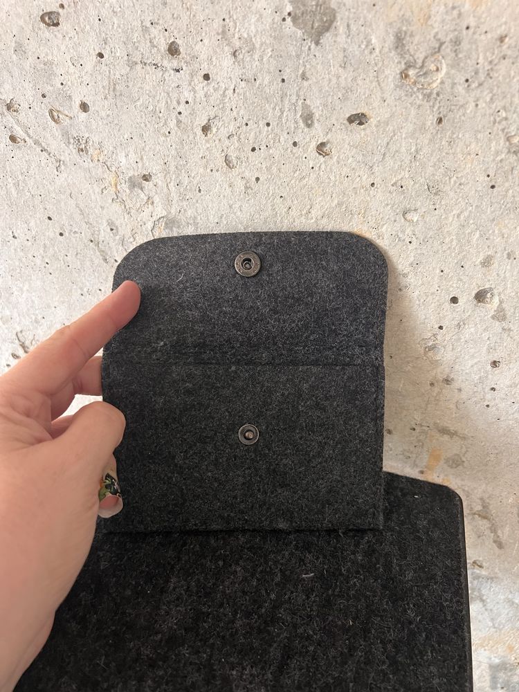 Nowe filcowe etui na karty lub kasę zara home