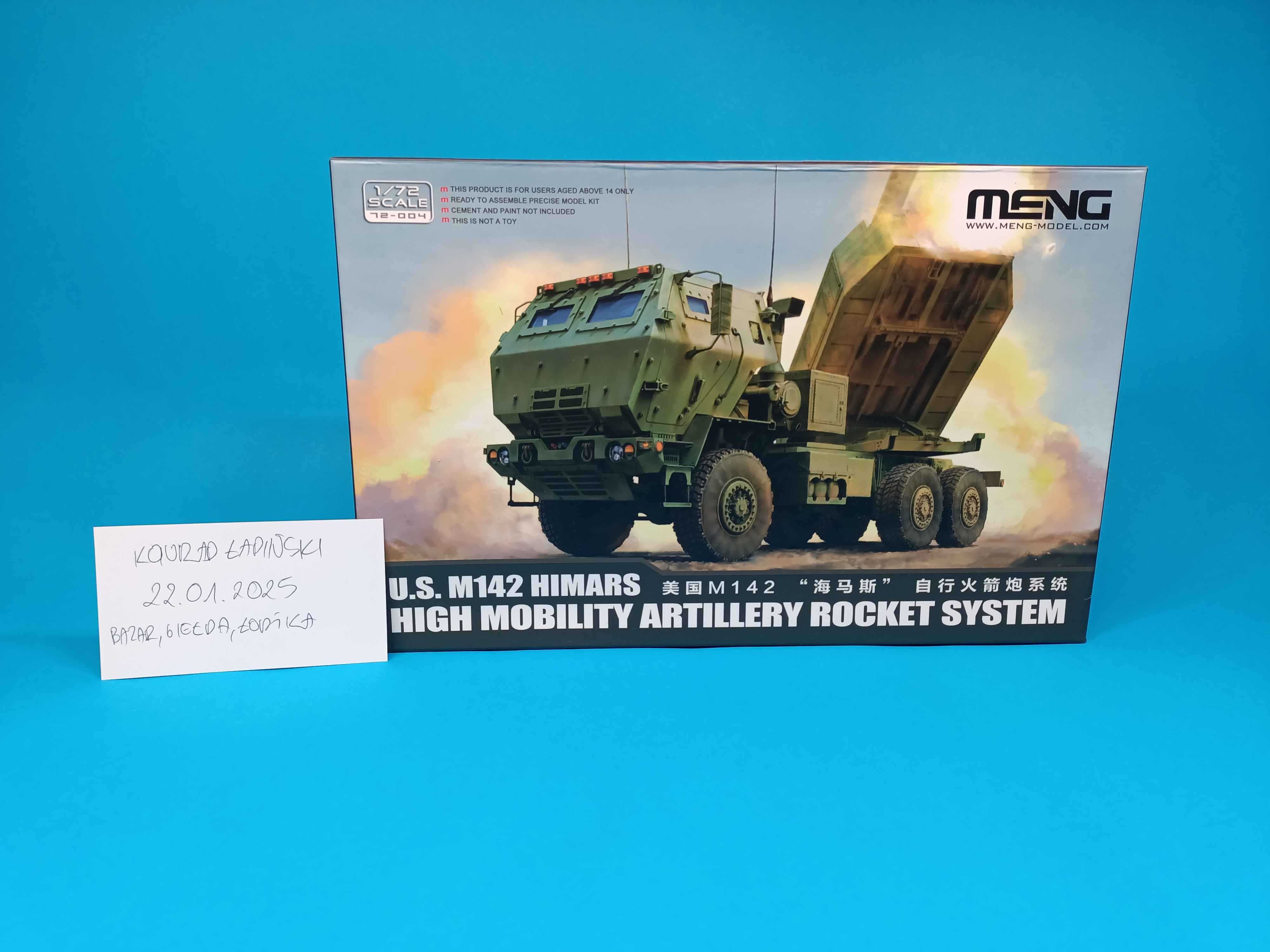 Meng 1/72 Himars / Model plastikowy