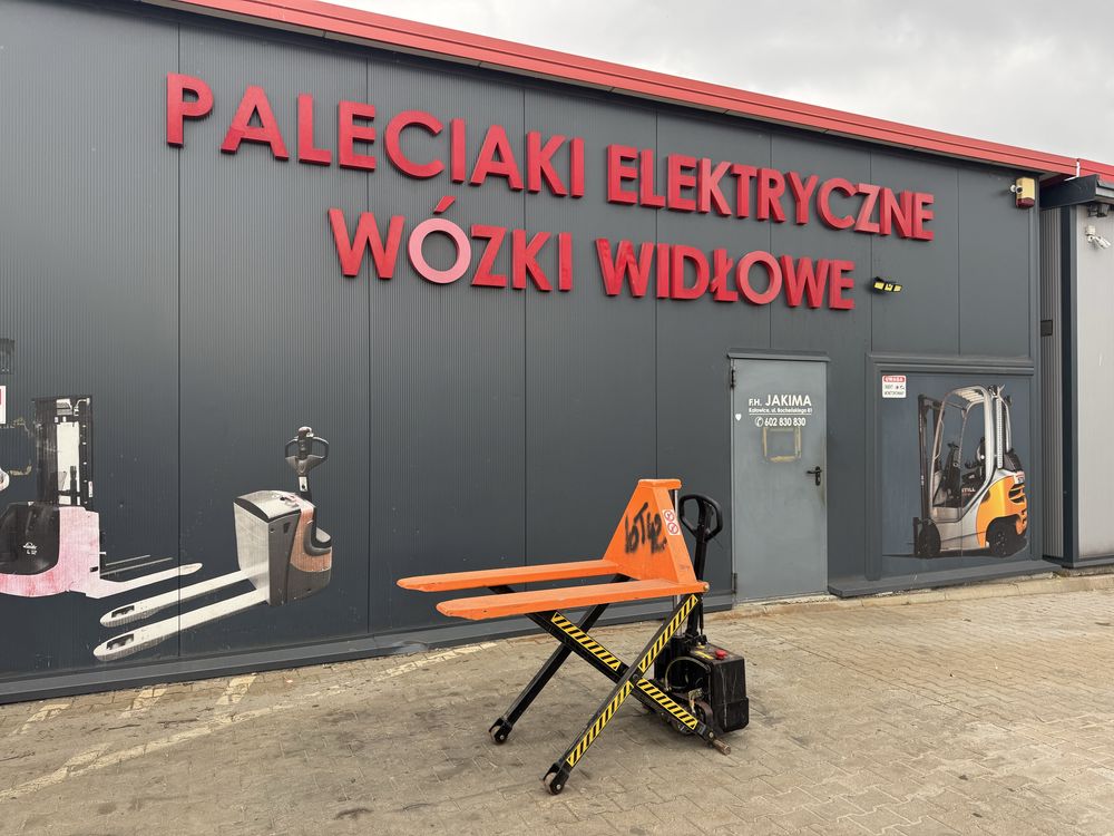 Paleciak nożycowy paleciak elektryczny Nożycowy 1000 kg 80 cm wózek