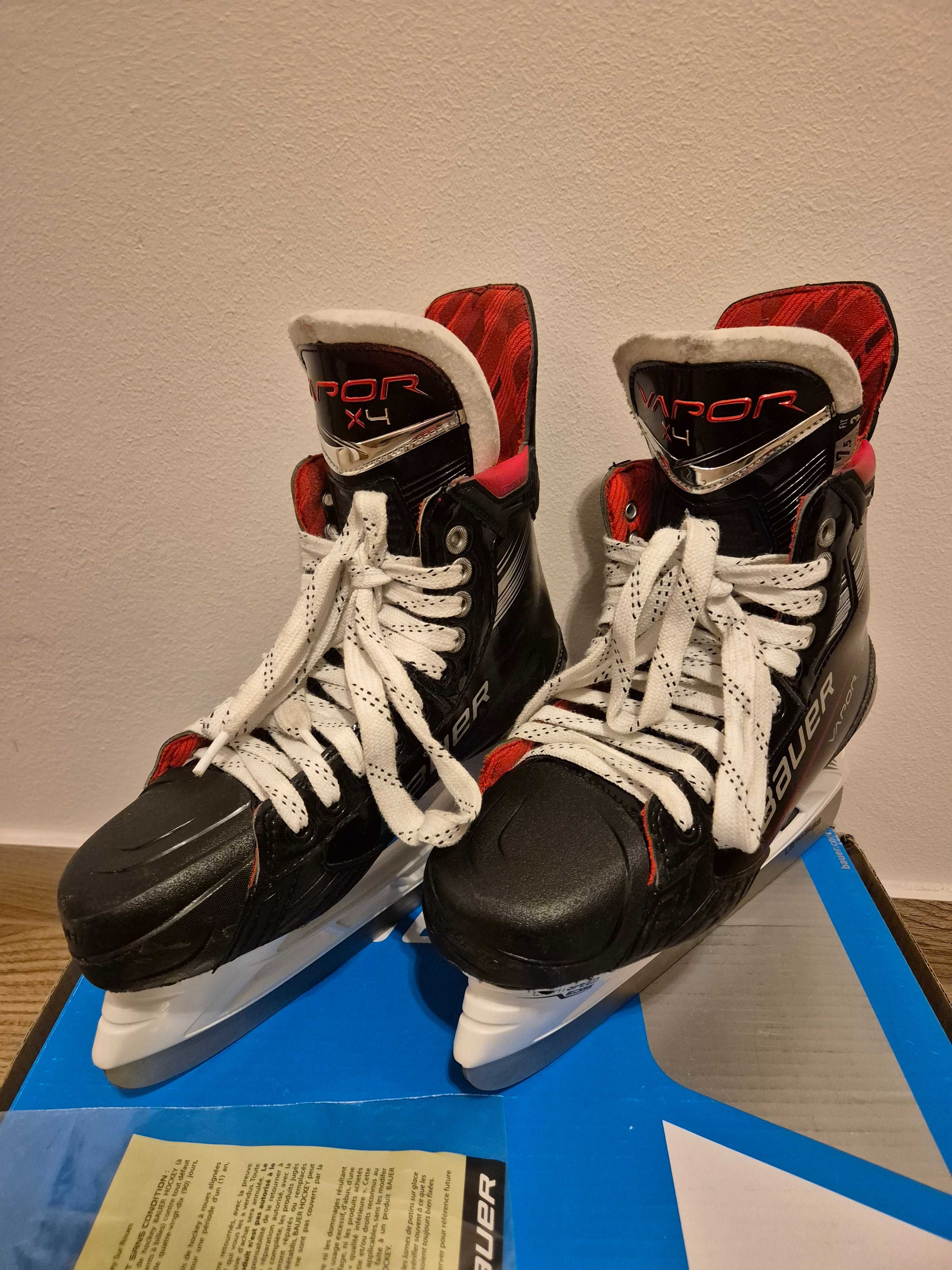 Łyżwy Hokejowe Bauer Vapor X4 rozm: 7,5 Fit-3
