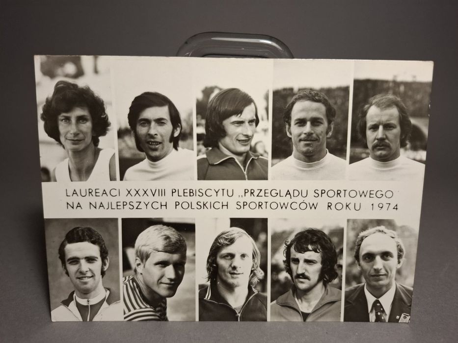 Pocztówka najlepsi polscy sportowcy 1974