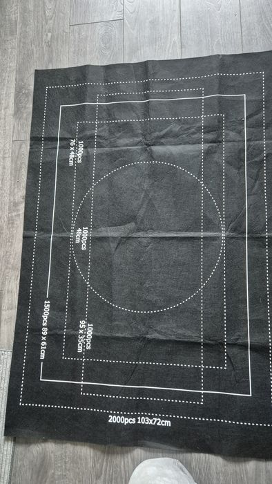 Килим пазл, коврік для складання пазлів