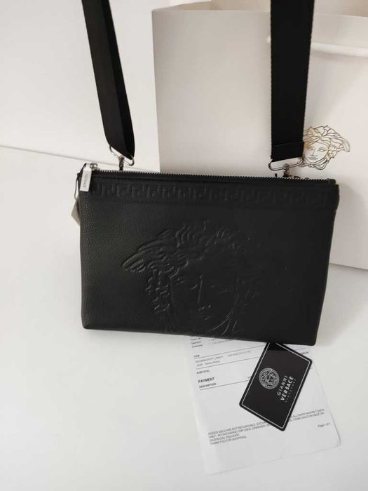 Versace DAMSKA MĘSKA Torebka, Torba – kopertówka 94-29