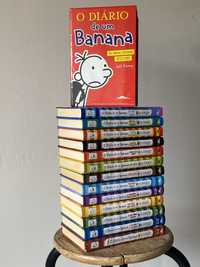 Coleção Diário de um Banana, Volumes 1-13, BookNook de oferta!