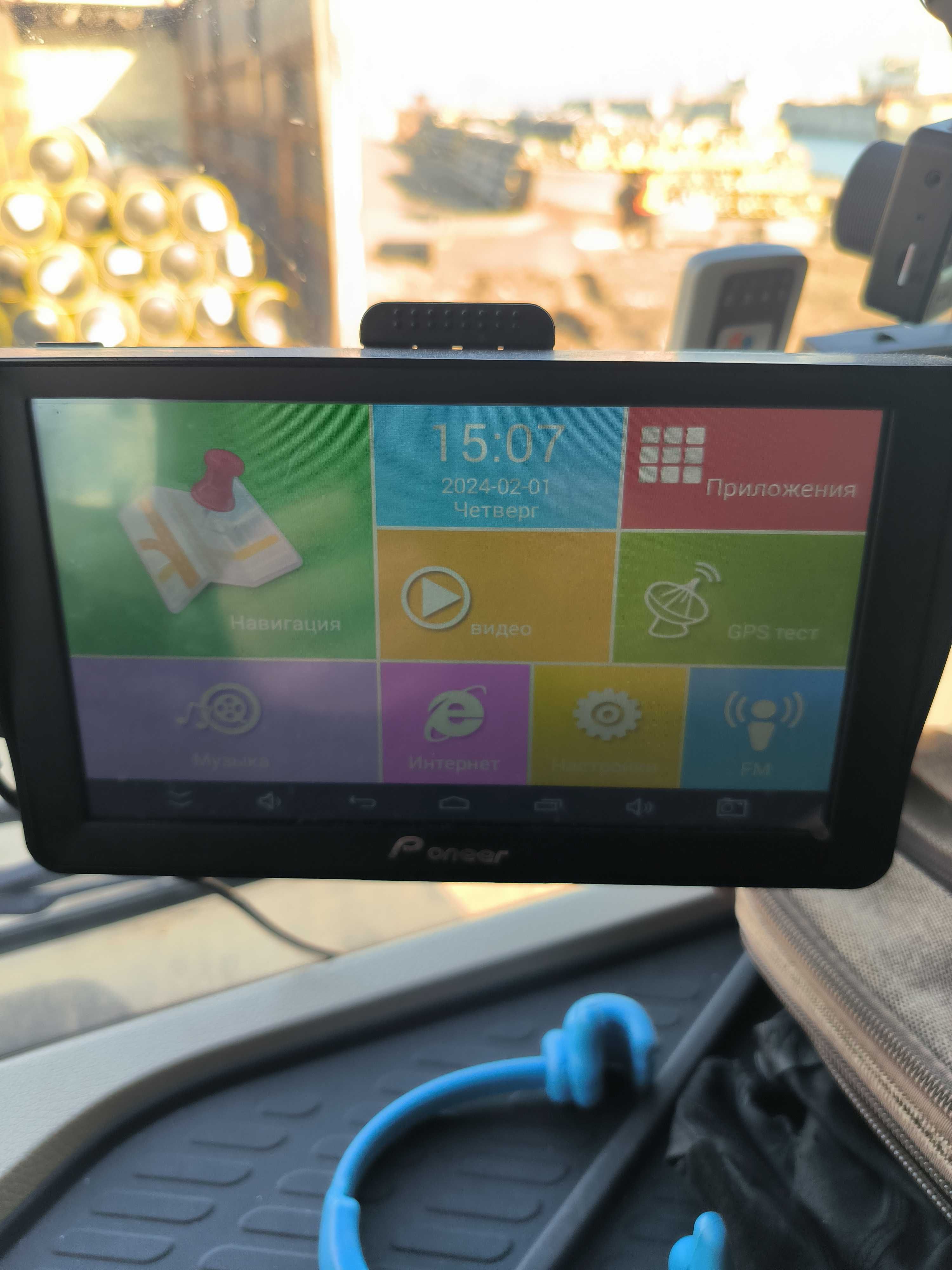 Навігатор Pioneer для грузових авто. IGO Європа.