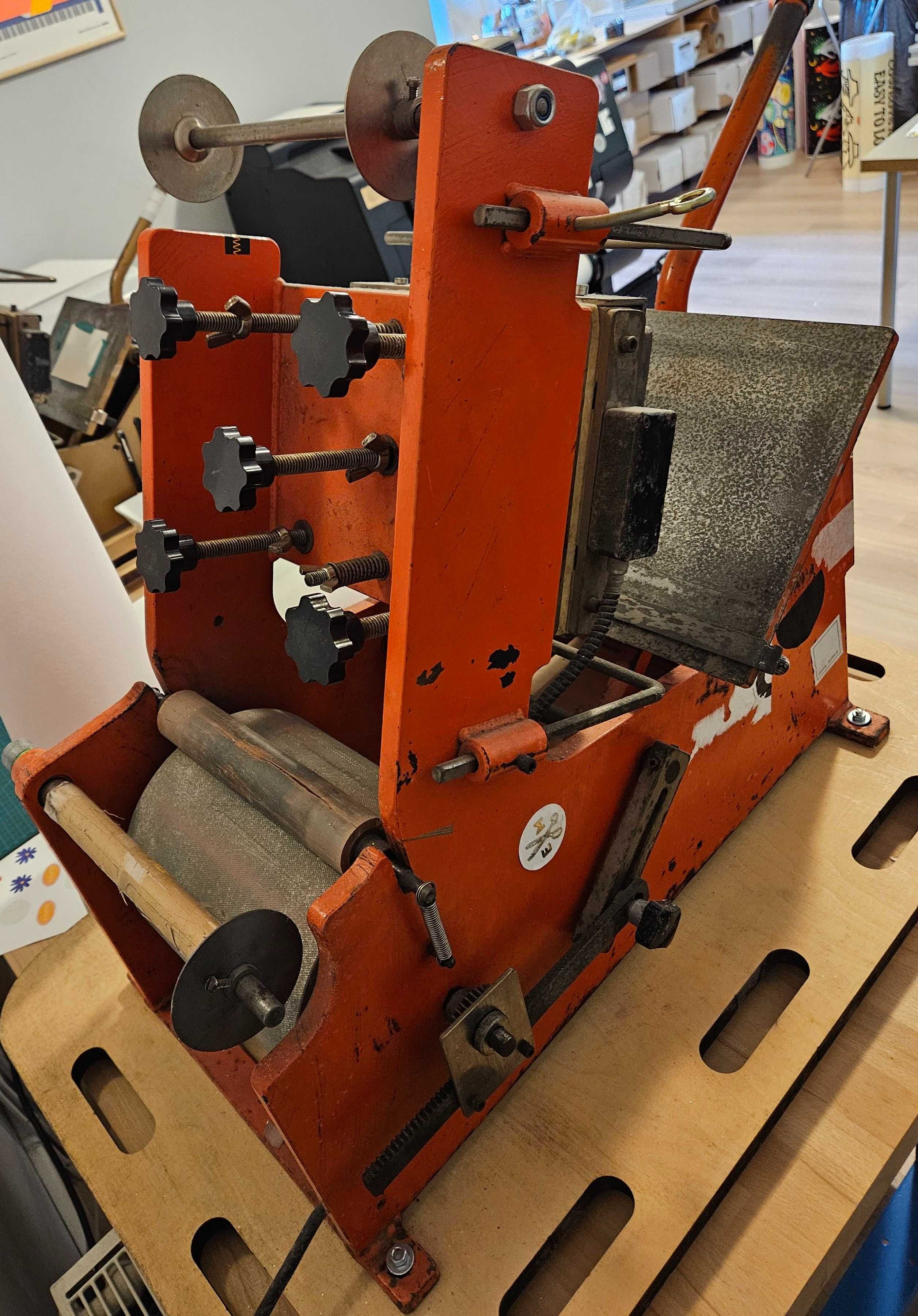maszyna do hot stampingu Marshall Series 80 +podstawa +blok do matryc