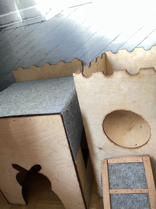 Domki dla kota, krolika, szczura