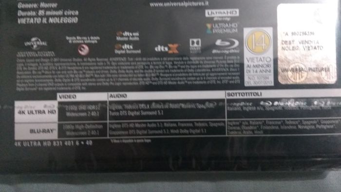 A Purga 1,2 e 3 em bluray 4k + bluray novo