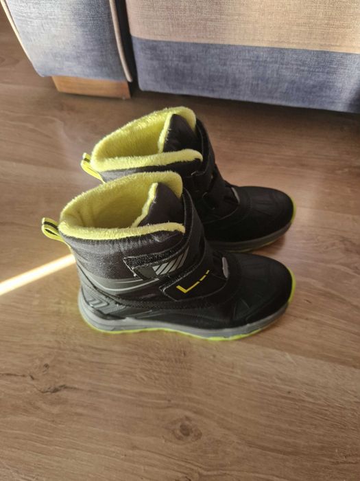 Kombinezon zimowy chłopięcy 122 cm + czapka Minecraft i buty rozm. 31