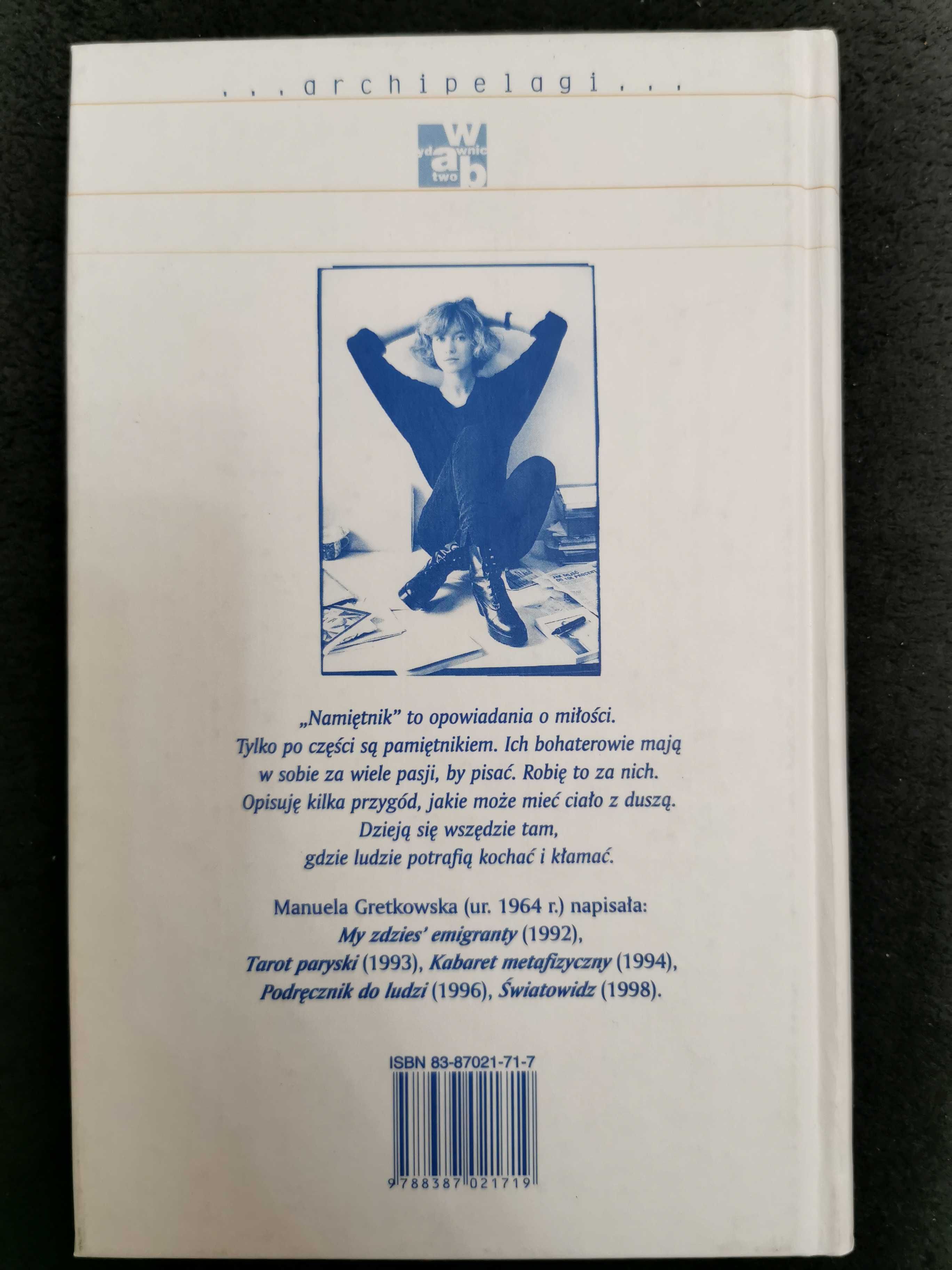 Książka " Namiętnik " Manuela Gretkowska