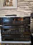 Zestaw stereo Yamaha,idealny,3 elementy+pilot i papiery