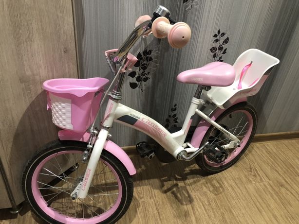 Велосипед Crosser Kids Bike 16 дюймов, розовый, для девочки
