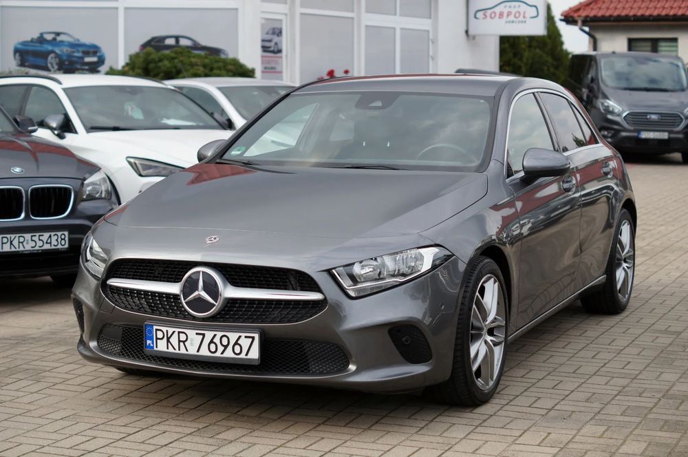 Mercedes-Benz Klasa A 1,3 163KM Navi MBUX, skóra, Felgi 18 BBS, podgrzewane fotele