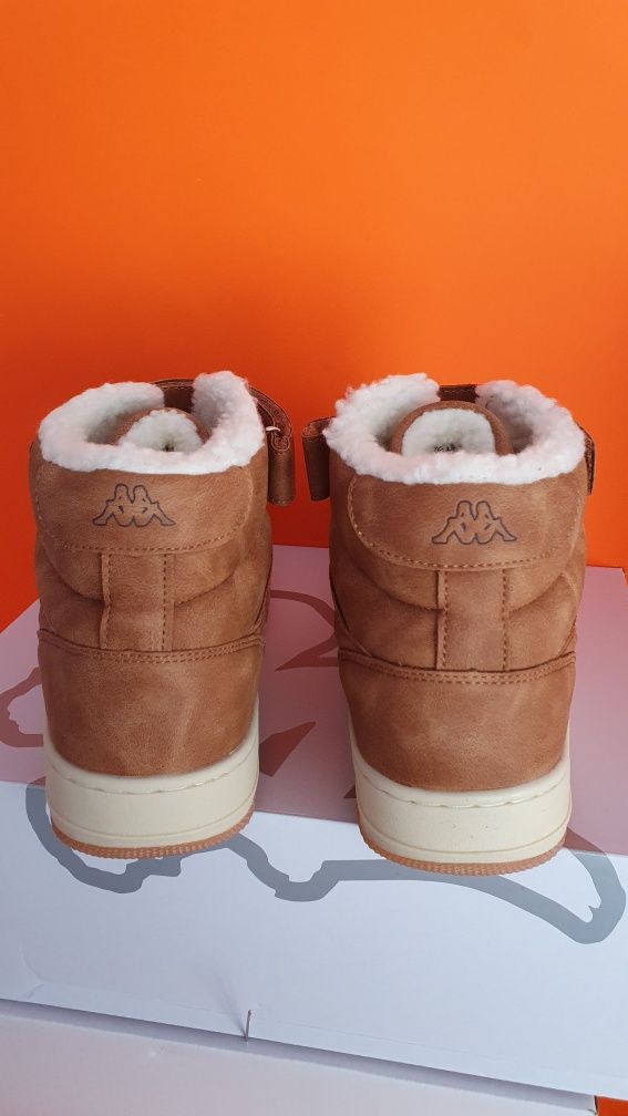 Buty nowe na okres zimowy Kappa kolor cognac rozmiar 42  wkładka 27 cm