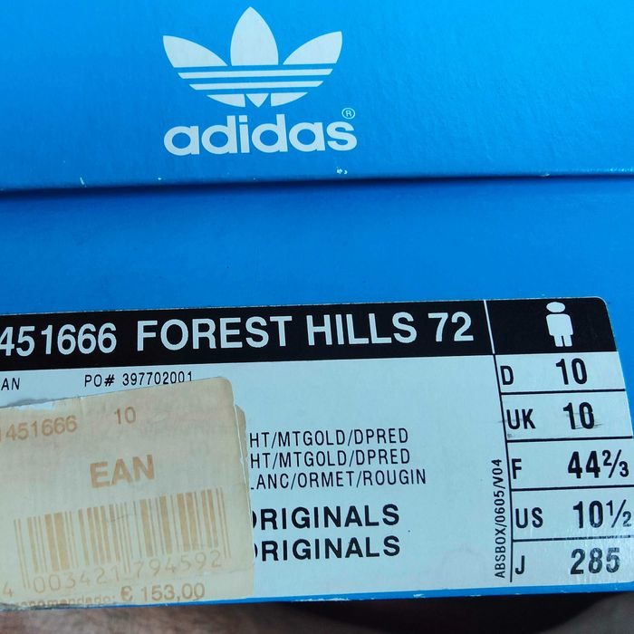 Adidas Forest Hills 72 44.5