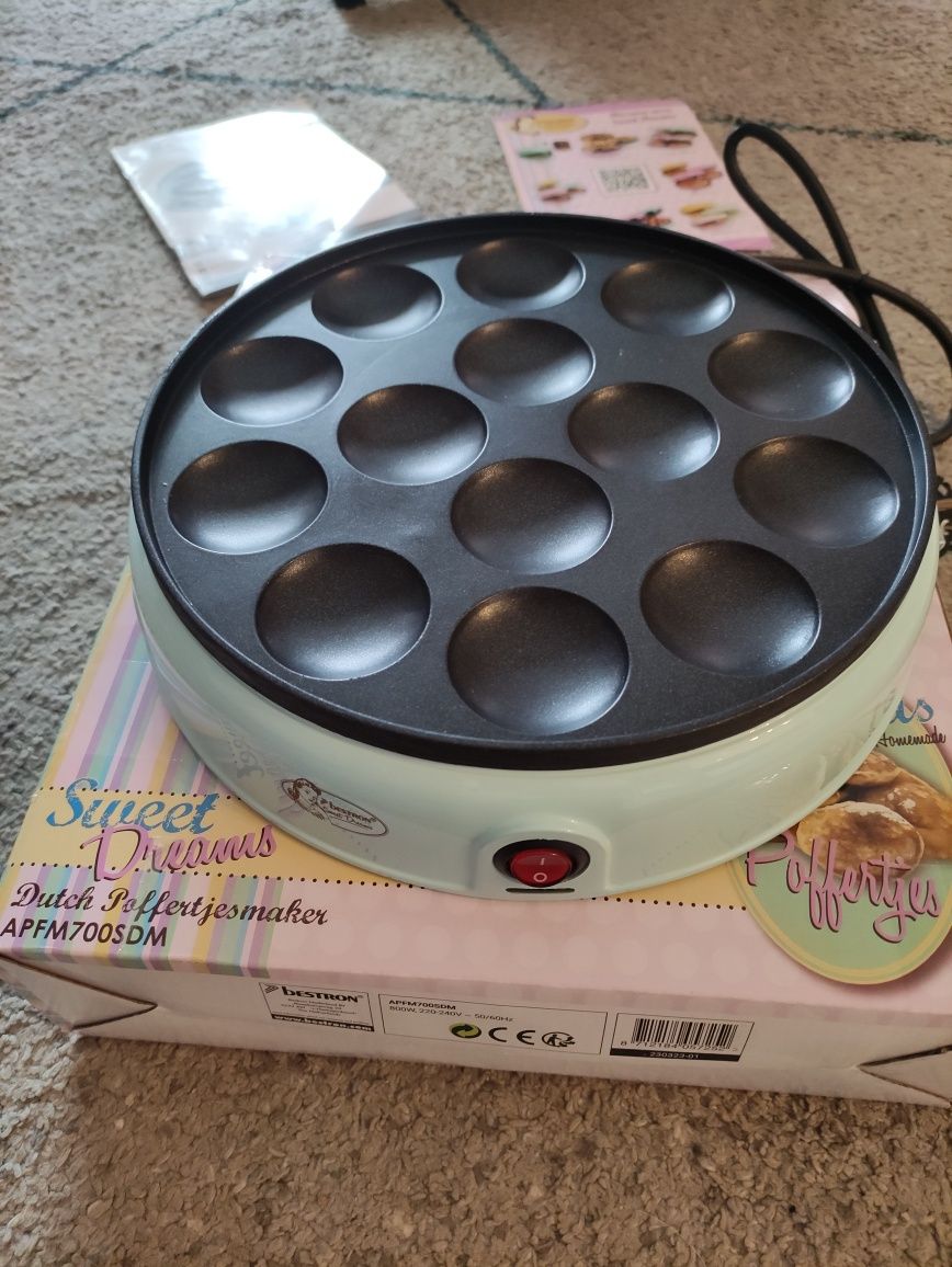 Naleśnikarnia. Bestron Poffertjes Maker w stylu retro do naleśników